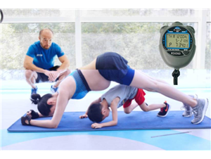 秒表記錄平闆支撐